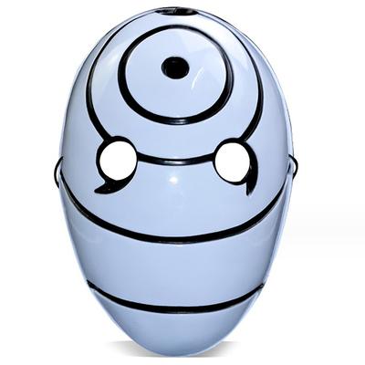 Cartoon Anime Naruto Uchiha Mask Tobi Obito Akatsuki Ninja Madara Cosplay Kostýmy Pryskyřičné masky Halloweenský dárek