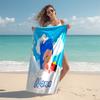 Personalized Customized Proof Beach Towel with Plim Plim Pattern - Soft, Absorbent,quick-drying,perfect Swimming,camping&bathing