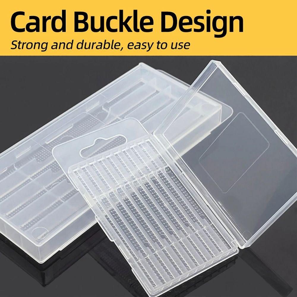 1Pcs Clear Tool Parts Storage Case Plastic Hardware Tool Box For Twist Drill Tap Accessories