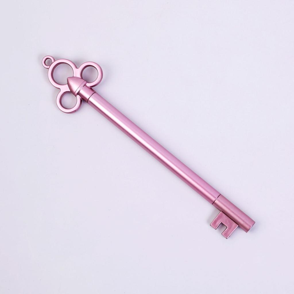 6/12pcs 5 Colors Vintage Key Shape Pen Ballpoint Pen 0.38mm