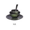 Style Ceramic Tableware, Restaurant, Hotel, Four Piece Set, Hot Pot Restaurant, Bone Dish Bowl, Soup Spoon Cup Set, Commercial