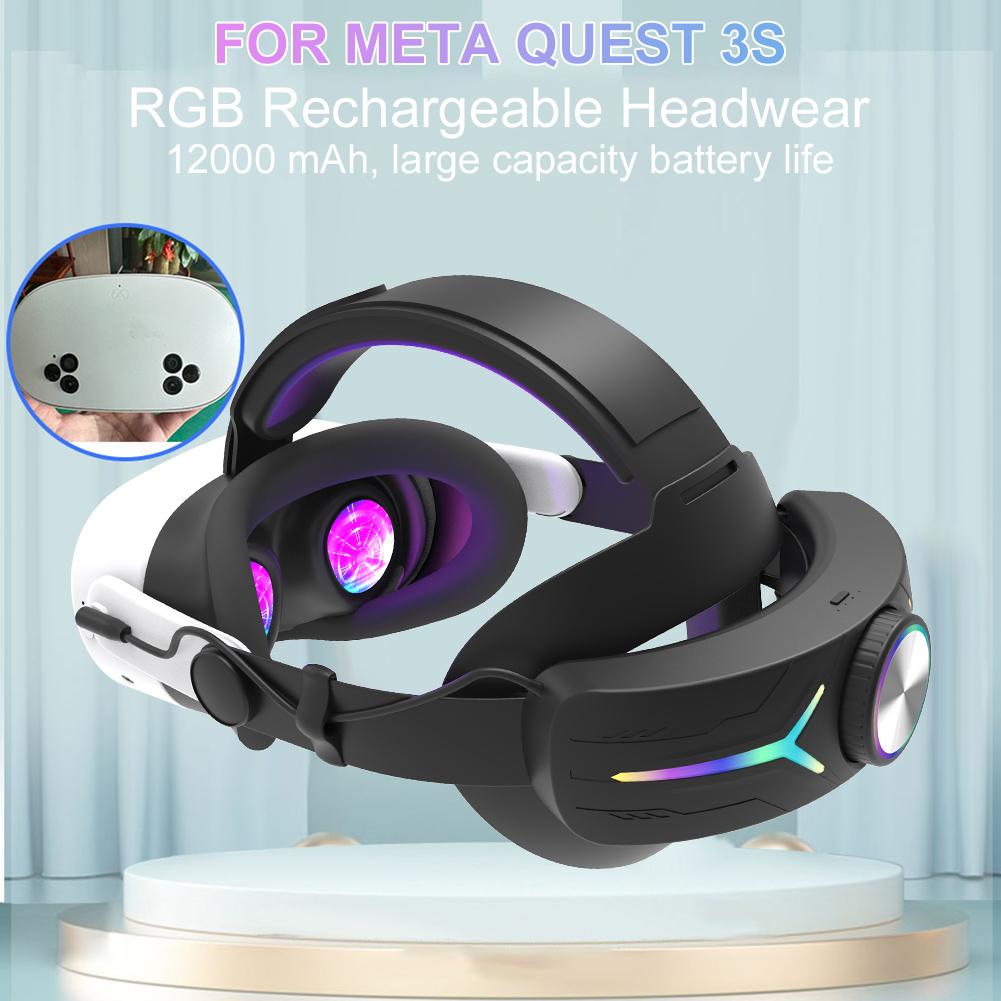 Adjustable Head Strap For Meta Quest 3S VR Head Band Replacement Enhanced Support Head Straps for Meta Quest 3S VR Accessories