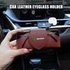 For Skoda Scala Car Glasses Storage Box Sun Visor Sunglasses Bank Card Ticket Cases For Skoda Rapid Octavia A5 RS Kodiaq Fabia A7 Kamiq Karoq