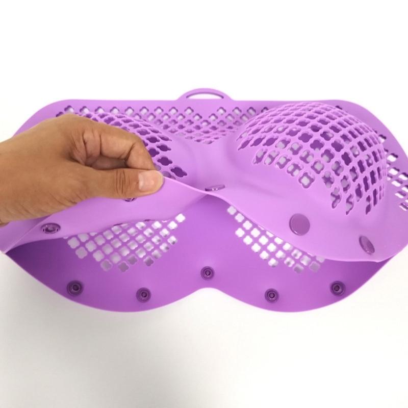 Reinforced Mesh Laundry Organizers For Bras Underwear Delicate Garments Prevents Stretching Sturdy Silicone Wash Bag