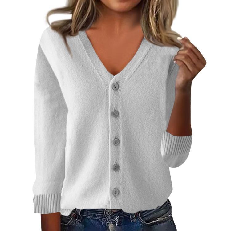 Women Casual Long Sleeve Knit Cardigan Loose Fit Fashion Top Jacket