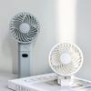 Newly Upgraded 4000mAh Table Folding Handheld 2 In 1 Small Fan Outdoor Office Rechargeable Desktop Folding 3-gear Wind Speed Fan