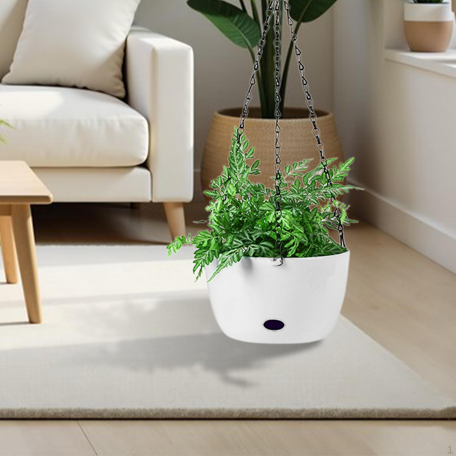 

Подвесная корзина для растений с функцией самополива для использования в помещении и на улице M