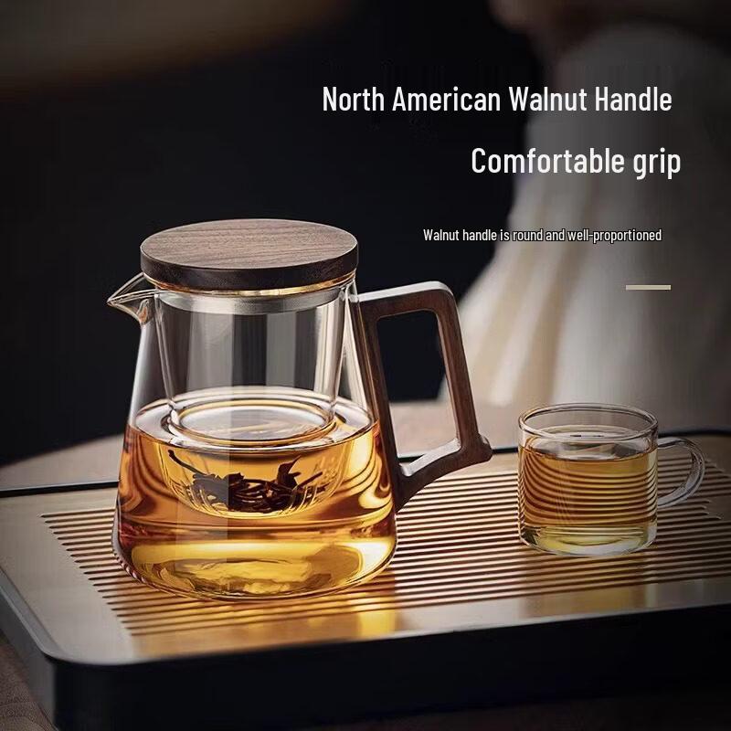 ZISIZ Large Capacity Glass Teapot