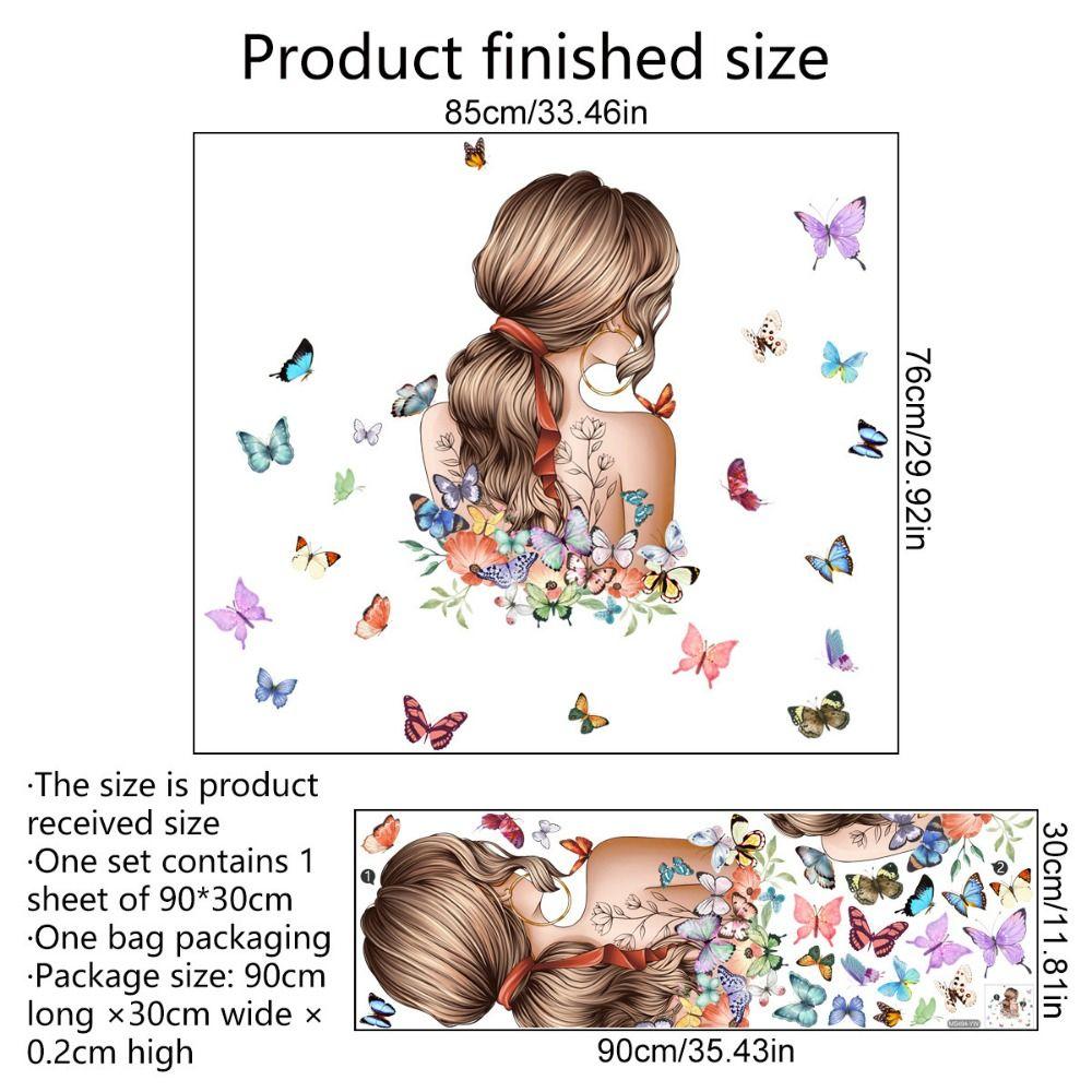 Cartoon Girl Wall Stickers Multicolor Wall Decorative Sticker NEW Wall Decal  Baby Nursery