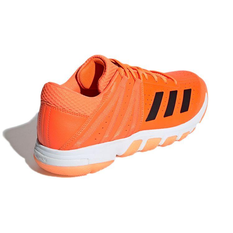 Adidas Wucht P5.1 Durable Non-Slip Low-Top Badminton Shoes Men Shoes Orange Black F99913