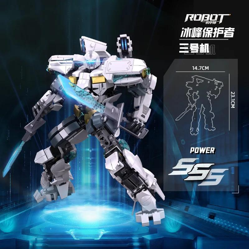 Mech Robot Model Building Blocks Toy Set Creativity Movies Action Figure Warrior DIY Assemble Bricks Toys for Children Gifts