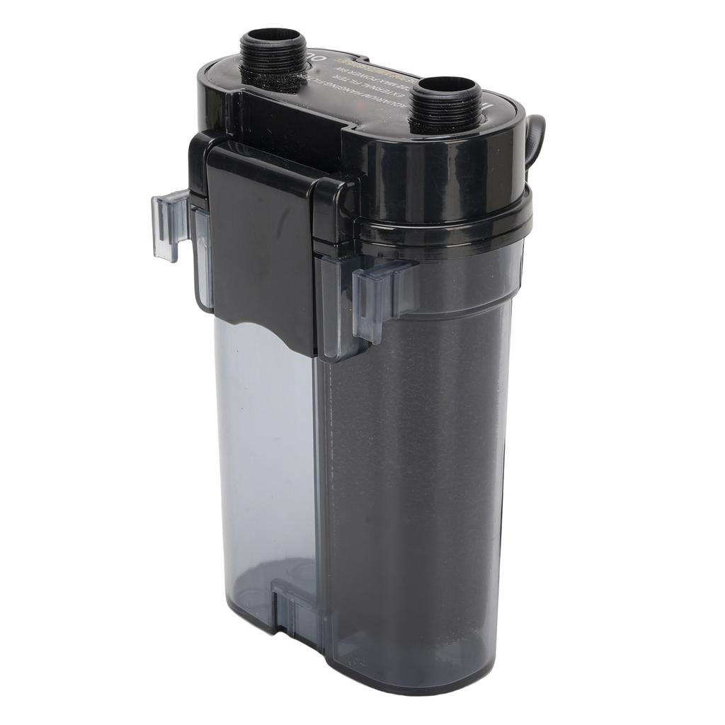 Fish Tank Filter External Hanging Bucket Low Water Level Filter for Aquarium Tanks Fish Ponds 450L H 6W US Plug 110V