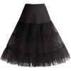 Vintage Boneless Wedding Dress Mesh Skirt Colorful Underskirt Tutu Skirt Wedding Stage Performance Skirt Theme Dress