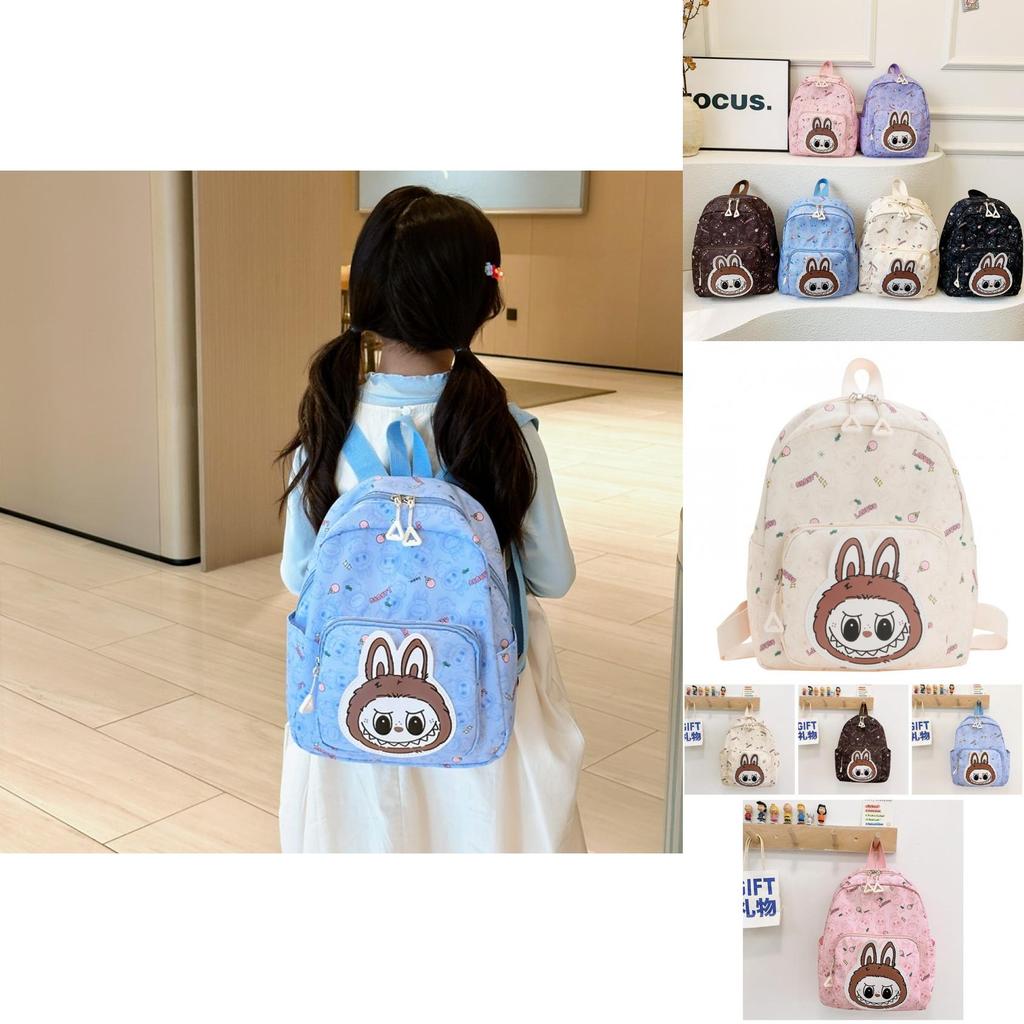 Trendy Labub Children's Backpack Stylish And Versatile Outdoor Daypack For Kids Aged 3-6