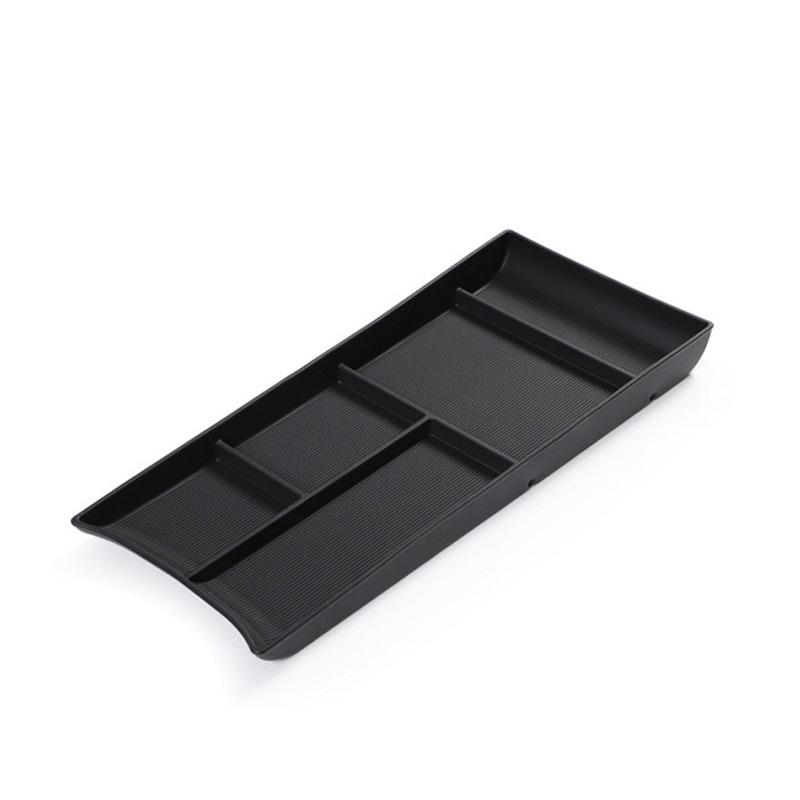 For NIO ES7 -2024 Silicone Center Console Lower Storage Box Car Under Dash Storage Central Interior Organizer Accessories