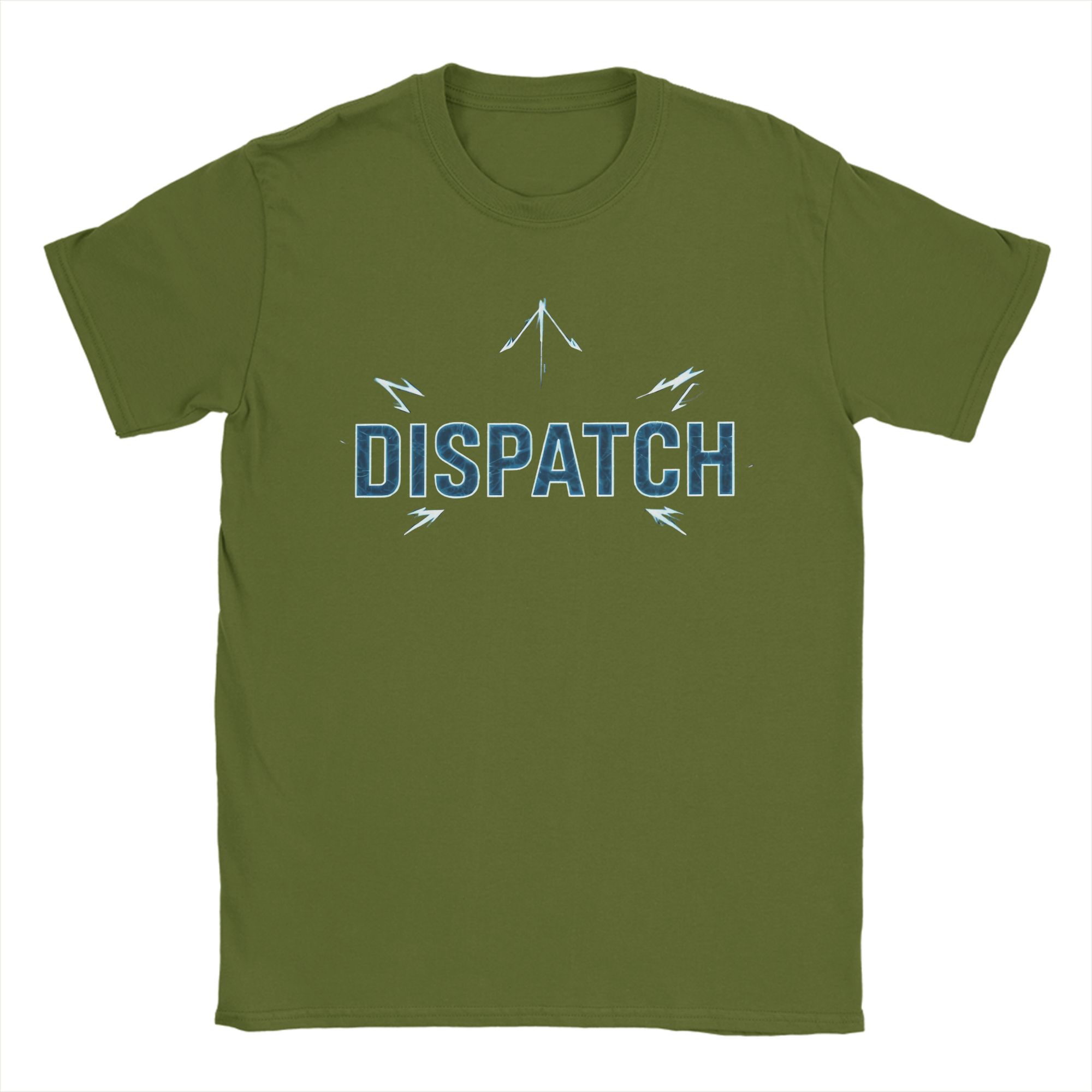 

Dispatch game Logo Men s T Shirt Funny Tees Short Sleeve Round Collar T-Shirt Pure Cotton Graphic Clothes 3XL