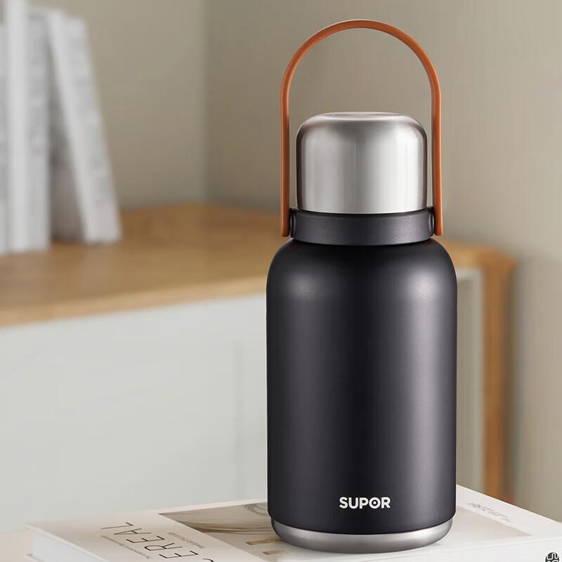 

Supor 316 Stainless Steel Portable Insulated Water Bottle with Handle
