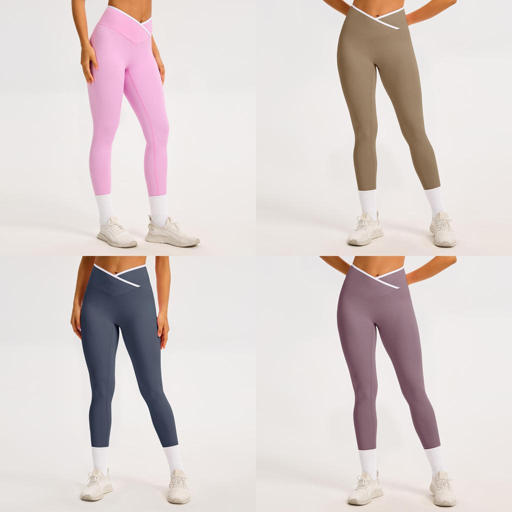 High Waist Yoga Pants For Women With Moisture Wicking Fabric For Running And Fitness