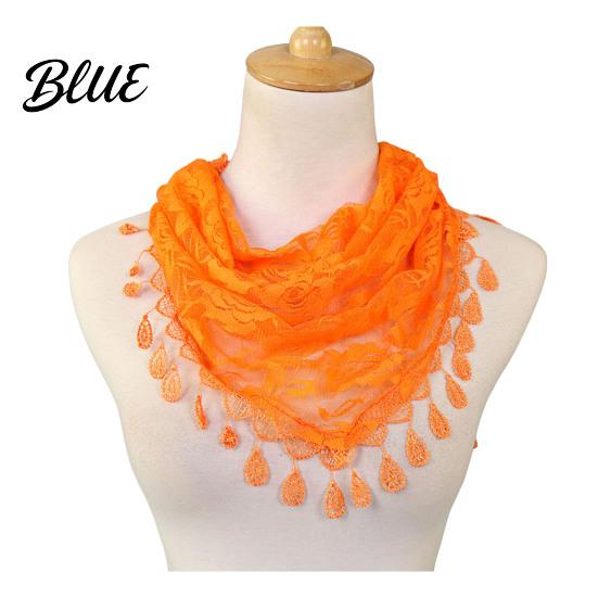Sheer Lace Triangle Bandana Rose Tassel Scarf for Women Elegant Hollow Floral Women Shawl Versatile Lightweight Head Wrap Parties And Photoshoots