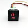 1PC DC12V Car LED DRL Camera Power ON off Fog Light Switch Button with wire For Golf 6 Jetta MK6 Scirocco Touran 2006 - 2012