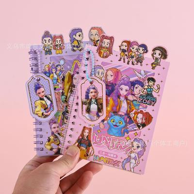 Witch Hunter 3-in-1 Coil Book Cartoon Creative DIY Hand Account Material Sticker Book Decorative Sticker