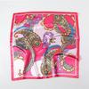 Color Matching Cashew Nut Satin Printed Silk Scarf Shawl Sunscreen Large Square Scarf Satin Imitation Silk Shawl Headscarf