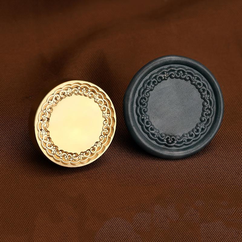 

Matte Photo Frame Stamp Sealing Wax Stamp Head Fire Paint Lacquer Copper Seal Wax Stamp Heads Envelope Wedding Party Invitation