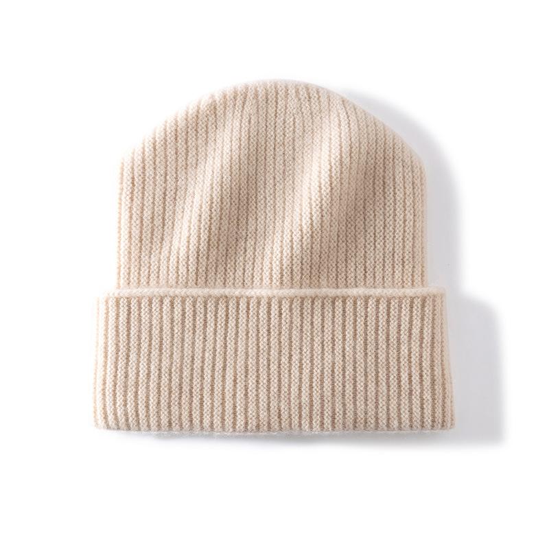 Winter Cashmere Cap Men's and Women's Thickened Skiing Knitted Thermal Cap Outdoor Mountaineering Riding Wool Hat Ear Protector Headcap