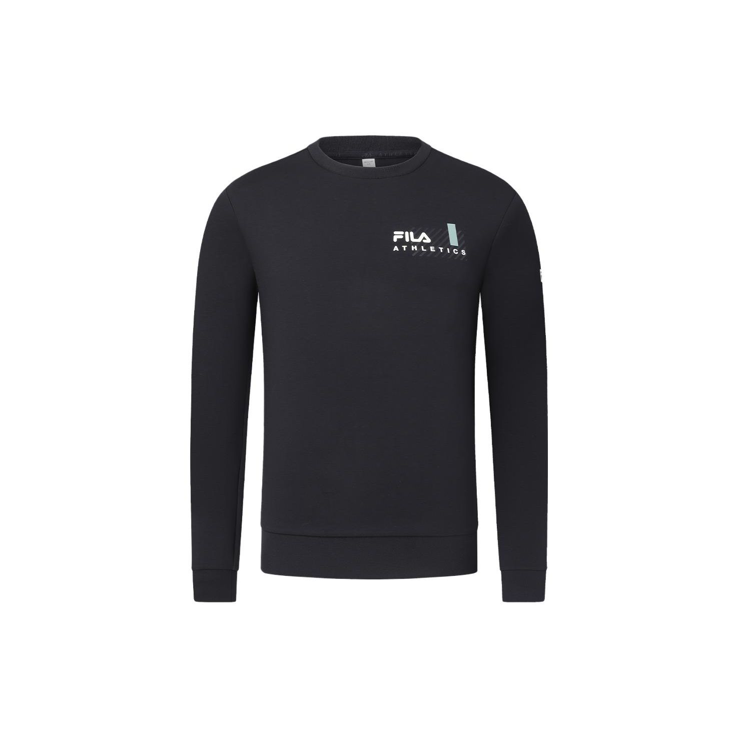 

FILA Crew Neck Pullover Long Sleeve Sweatshirt Men sweatshirt Dark-Blue A61M341220A-NV M