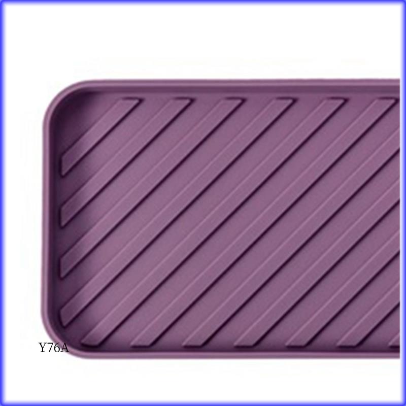 Good-Tray Placemat Seasoning Bottle Rack Insulated Teacup Storage Mat Kitchen Soap Tray Silicone Sink Tray