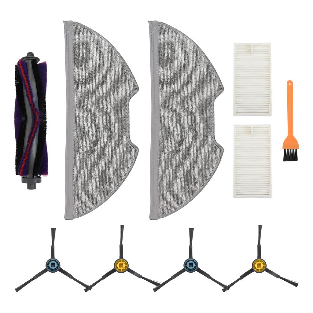 For M9 For Eureka NERE10s E10S For Obode A8 Main Side Brush Filter Mop Cloth Kit Vacuum Cleaner Accessories / Spare To Replace