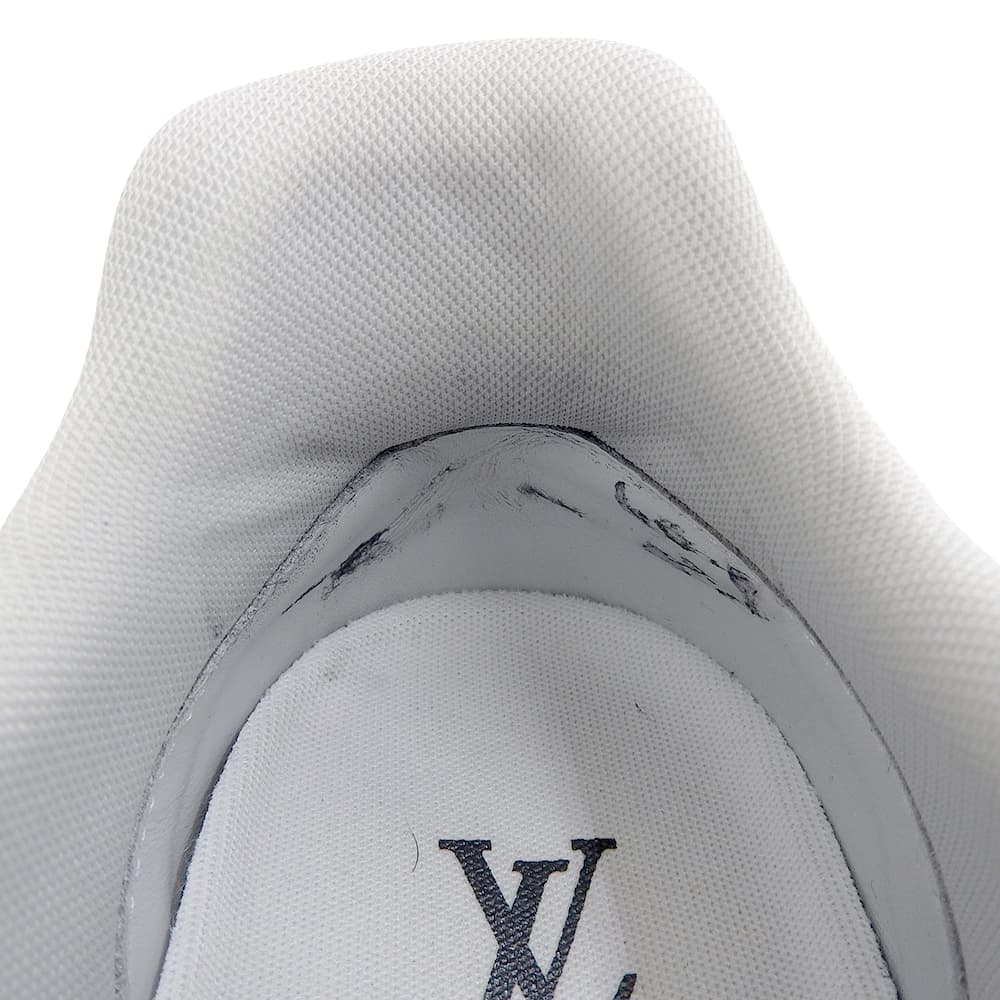Louis Vuitton Chaussures Baskets LV Trainer Homme Blanc 10.2" chaussures 7 1/2 blancOccasion