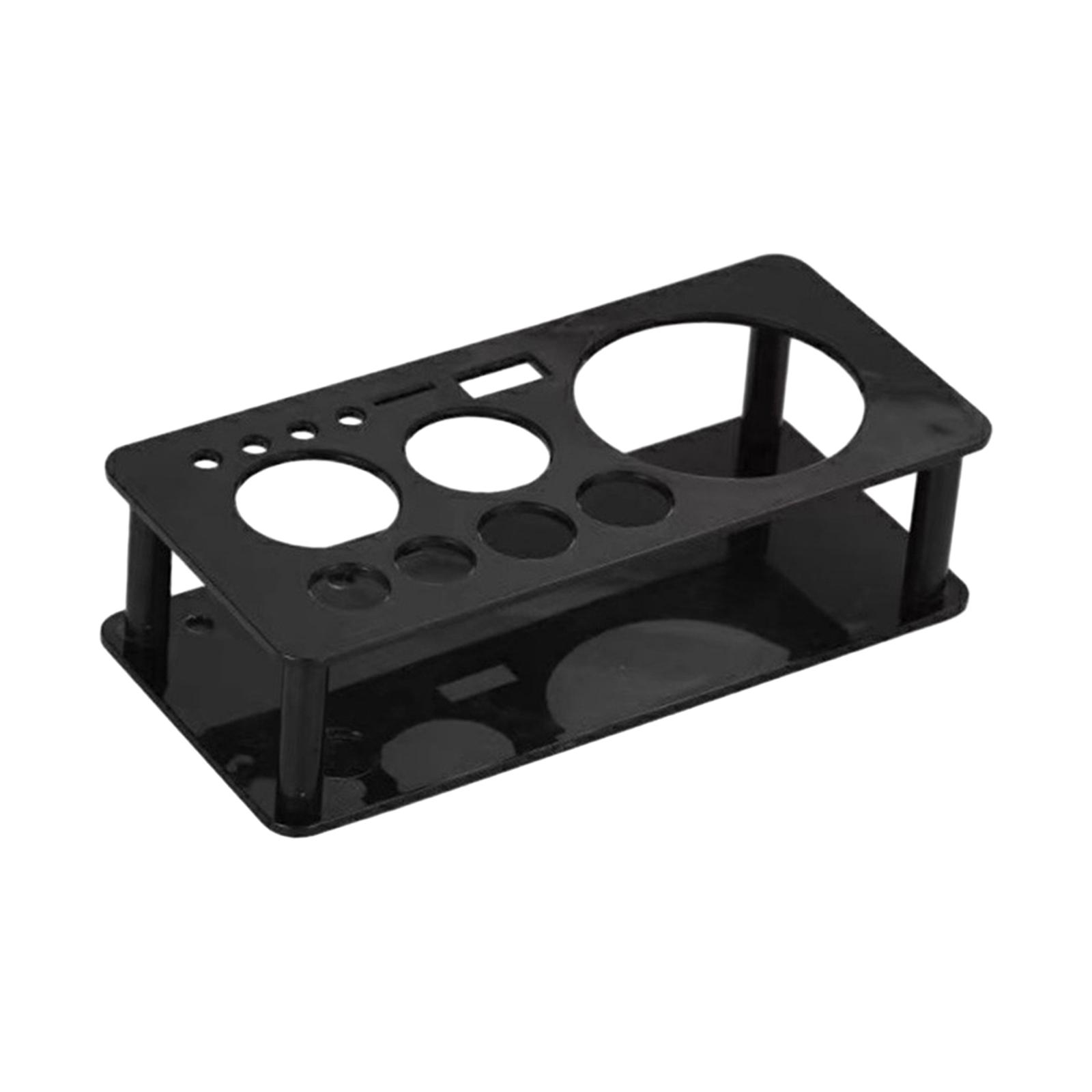 

Держатель для инструментов бармена, стойка для бутылок, аксессуары, переносная подставка для шейкера для коктейлей для вечеринок, свадебных коктейлей чёрный