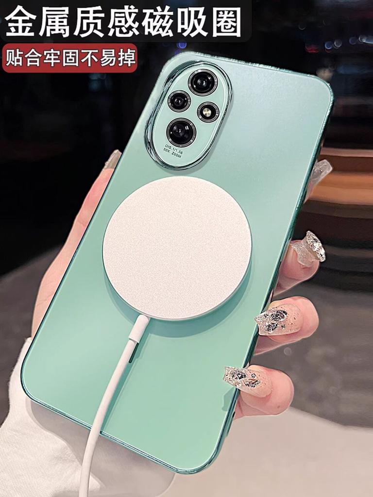Case For Honor 200 200 Pro 400 Magnetic Phone Case Matte Shockproof Full Cover with Lens Film Silicone Protective Shell