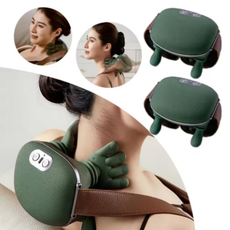 Bionic Neck Shoulder Massager Kneading Massager 3 Level Modes Neck Cervical Waist Leg Body Muscles Massage Pillow
