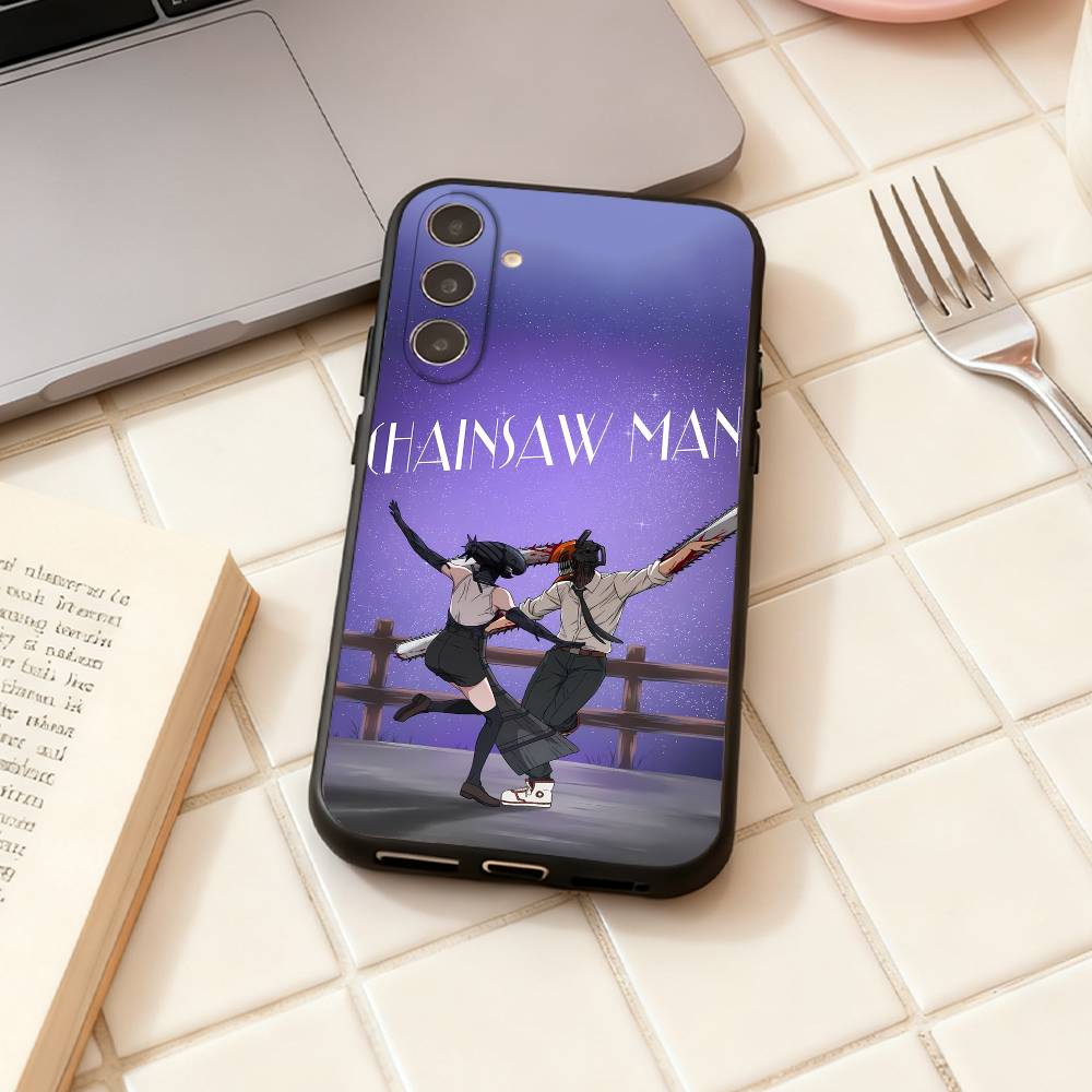 Anime C-Chainsaw Man R-Reze Arc  phone Case For Samsung Galaxy A73,A72,A71,A70,A53,A52,A51,Others Soft Black Shell