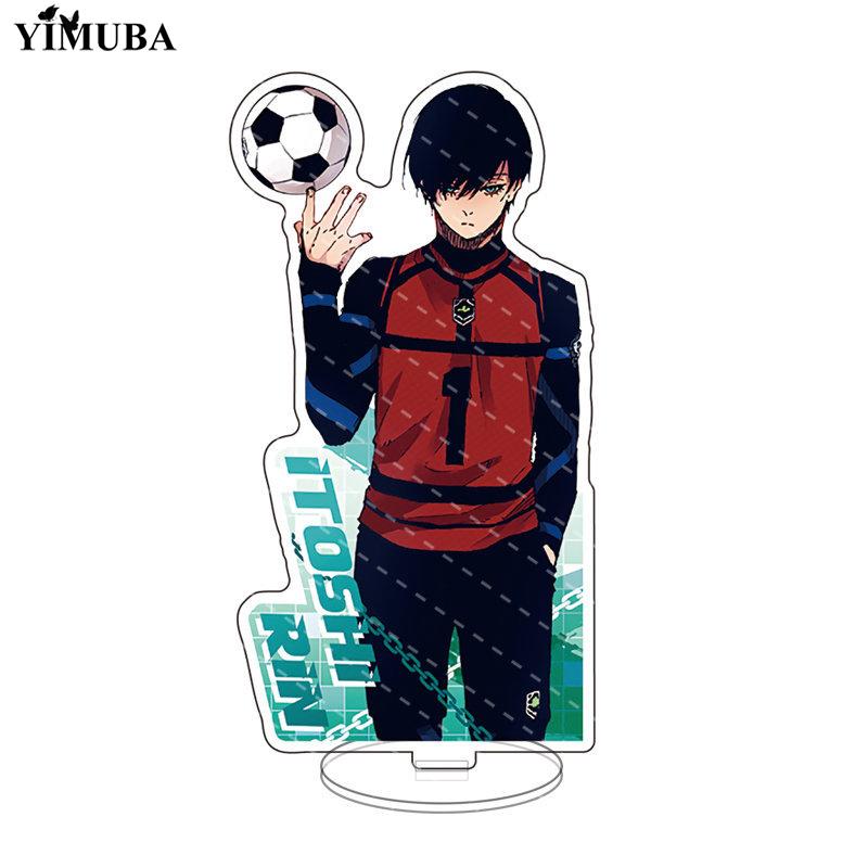 Fashion Anime Blue Lock Acrylic Stand Model Plate Chigiri Hyouma Isagi Yoichi Bachira Meguru Football Player Standee Board