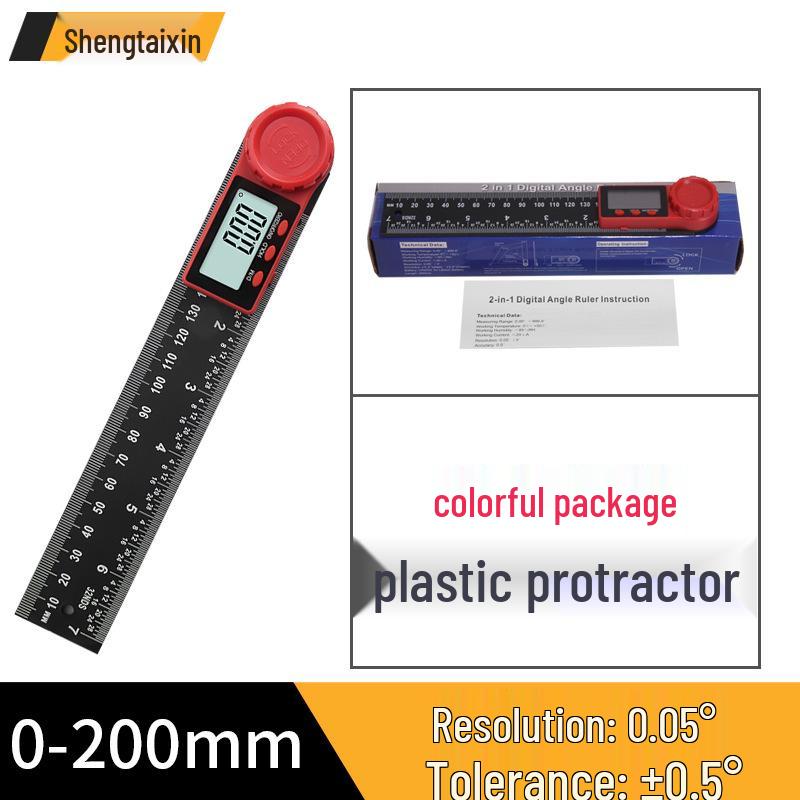 Shengtai Xin High-Precision 360° Digital Protractor Angle Ruler