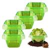 20pcs Vegetable Protector Plant Snail Collar Guard with Hood Protective Gardening Dome Vegetable Protective Cover Slug Collar