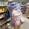 Schoolbag fashion trend tooling style backpack junior high school college student high value schoolbag Japanese Harajuku retro style backpack
