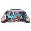 Personalized Graffiti Camera Bag Women's 2025 New Korean Version Fashion Trend Ins Wide Shoulder Strap Crossbody Small Square Bag Pu