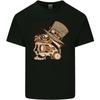 Steampunk Skull With Moustache Kids T-Shirt Childrens