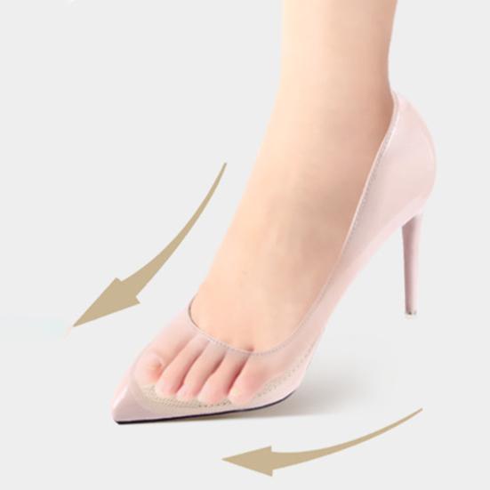 baizihuahu 5 Pairs Metatarsal Pads for Women, Ball of Foot Cushions High Heels, Breathable Non Slip Shoe Inserts Forefoot Pain Relief