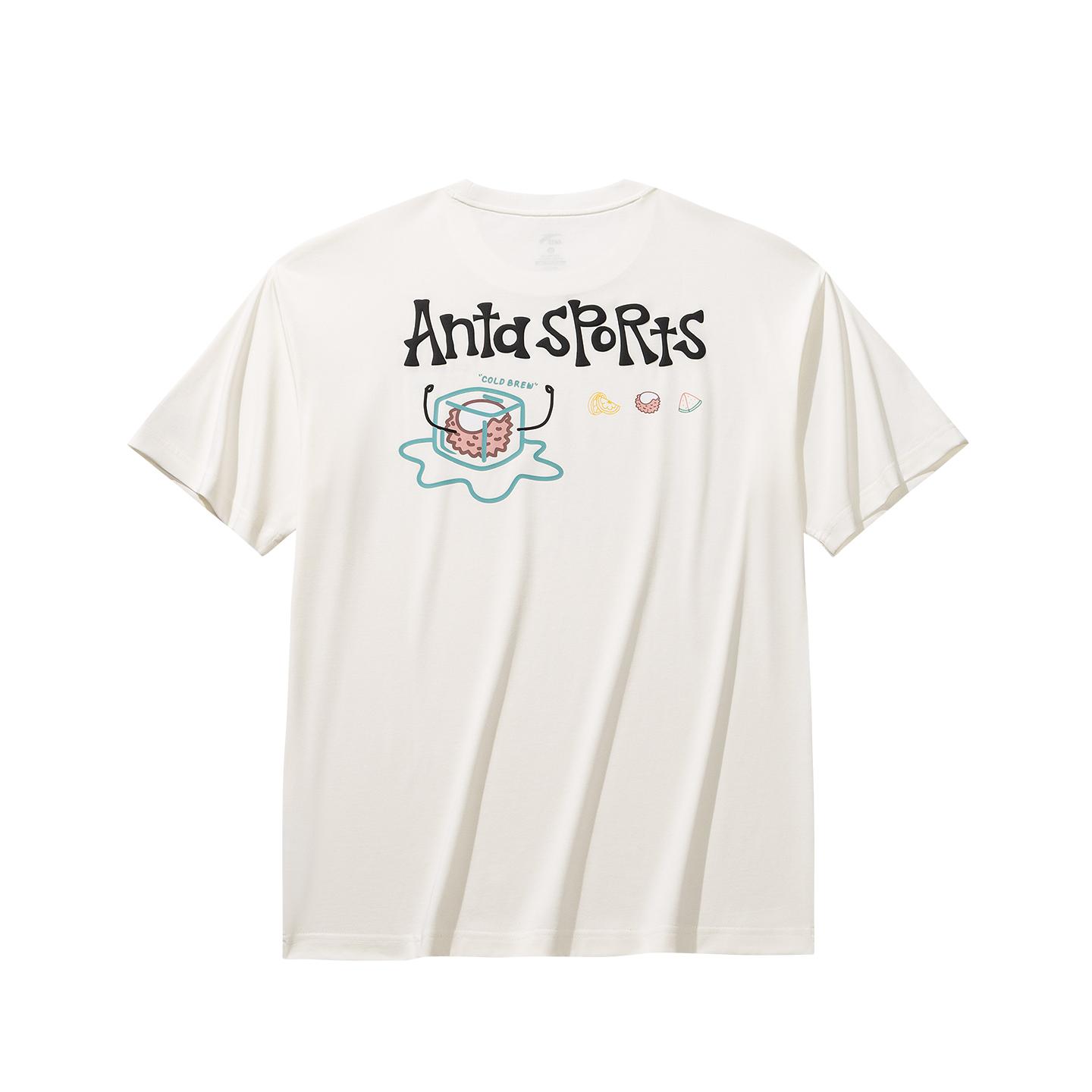 Anta T Shirt Unisex Ivory White 972628118-1 2XL