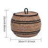 Woven Planter Basket Decorative Storage Basket for Porch Farmhouse Office