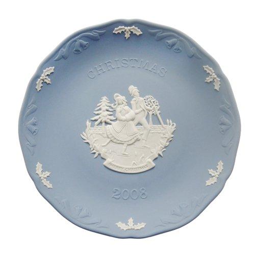 

Wedgwood Jasper Pale Blue Christmas Plate 2008 [Parallel Import]