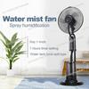 Misting Cooling Fan with Round Base Household Office Water Mist Fan