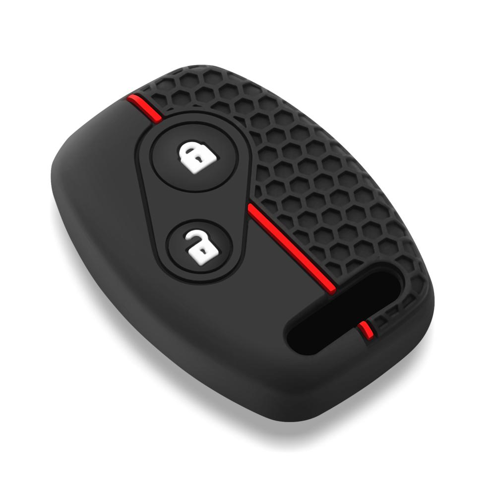 

Для Honda Jazz FRV Accord Civic CR-V 2008 Crz Insight Fit SRV Chord 7 Gr8 150 R силиконовый чехол для автомобильного ключа с 2 кнопками и дистанционным управлением чёрный