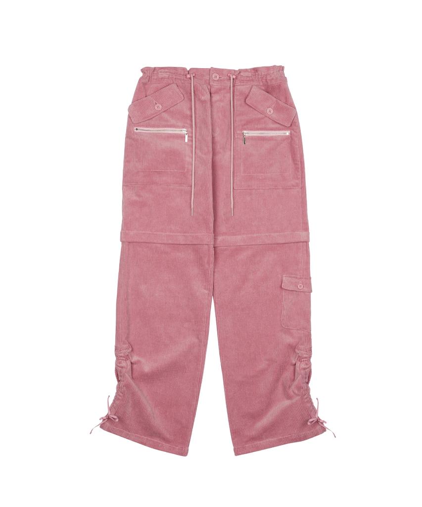 LARTIGENT L6 Corduroy Pocket Pants(Pink)