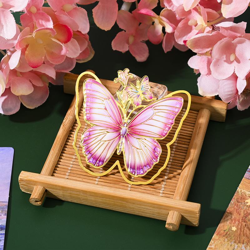 Creative Butterfly Metal Bookmark - Student Page Holder & Festival Gift